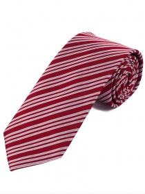 Corbata de rayas rojo blanco