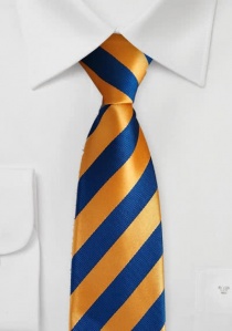 Corbata elástica naranja ultramarina