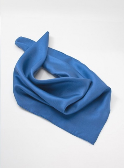 Foulard seda azul