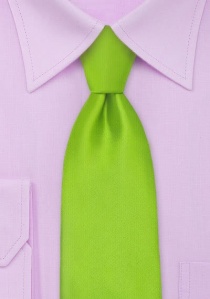 Corbata unicolor XXL verde