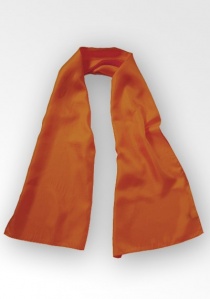 Bufanda de señora de seda naranja