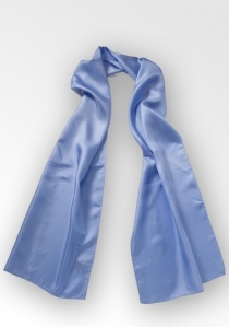 Bufanda de señora de seda azul claro
