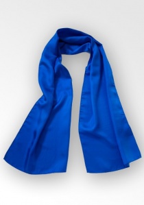 Bufanda de señora de seda azul