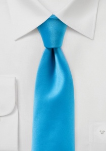 Corbata para hombre Fashion Monochrome Cyan Blue