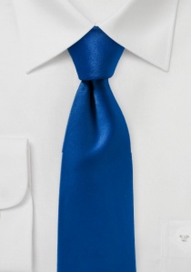 Llamativa corbata lisa azul ultramar