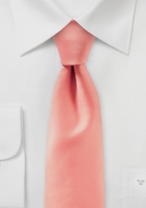 Corbata de moda rosada lisa