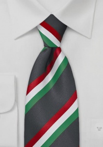 Corbata nacional de Hungría en rojo, blanco y
