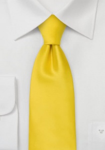 Corbata lisa amarillo claro