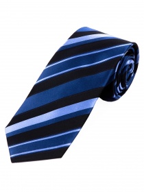 Corbata diseño rayas estrechas ultramarino azul
