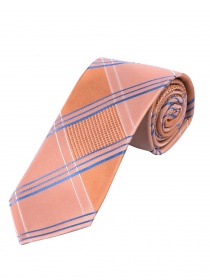 Corbata de caballero extra estrecha con estampado