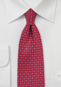 Emblemas de corbata de empresa rojo medio