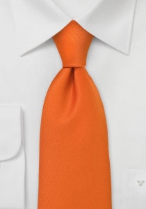 Corbata lisa naranja Holanda