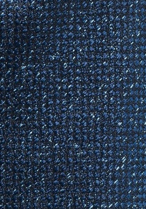 Corbata de negocios moteada en azul noche