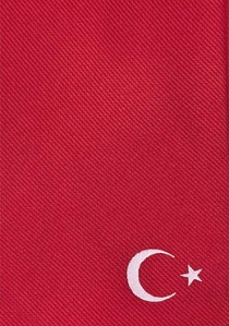 Corbata nacional turca roja