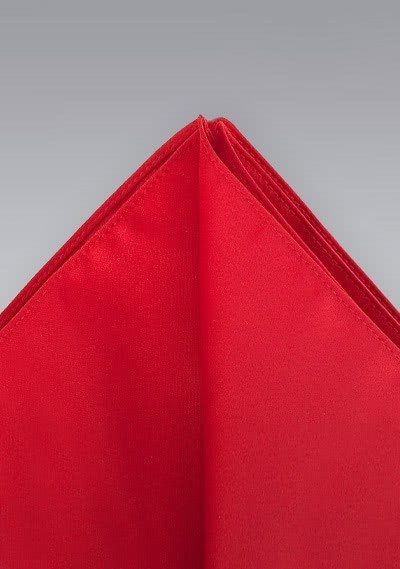 Pañuelo de bolsillo rojo