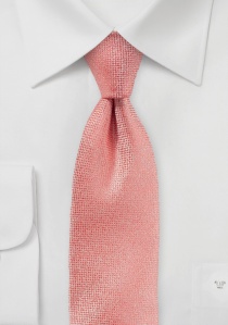 Corbata rosa jaspeada