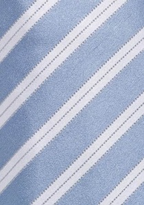 Krawatte eisblau italienisches Streifen-Muster