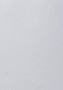 Corbata Luxus blanco liso XXL
