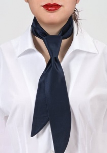 Ladies Tie Monochrome Azul Marino