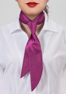 Servicio Señoras Corbata Púrpura Polifibra