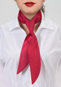 Corbata de señora Microfibra Rojo Rubí