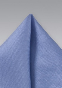 Pañuelo bolsillo azul seda