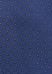 Corbata puntos azules microfibra