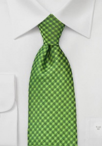 Corbata rombos verde negro