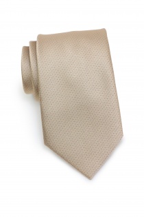 Conjunto pañuelo de corbata arena estructurado