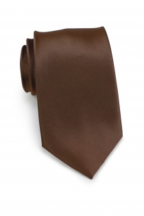 Corbata y bufanda de hombre en conjunto - marrón