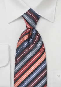 Corbata moderna rayas colores