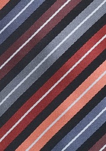 Corbata moderna rayas colores