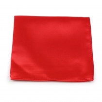 Pañuelo de bolsillo tejido rojo