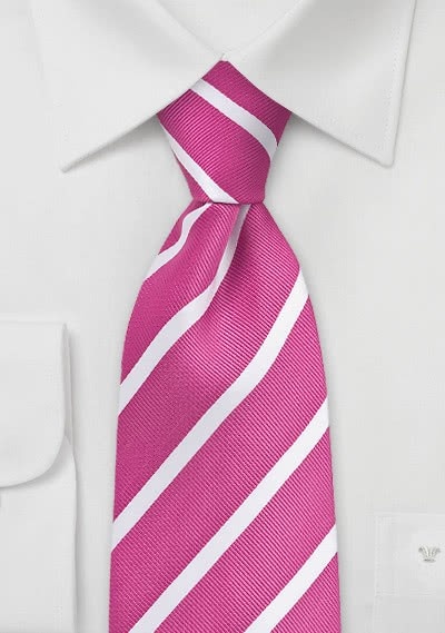 Corbata rayas blanco | Corbatas.es