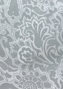Diseño de zarcillo de proa gris plateado