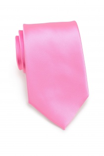 Corbata de negocios y pañuelo en un juego - rosa