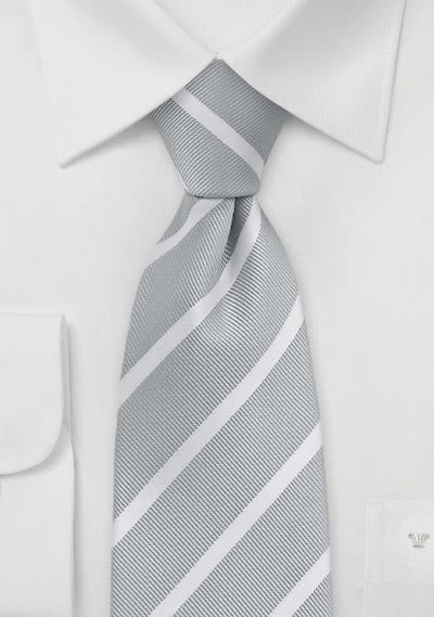 Corbata gris rayas | Corbatas.es