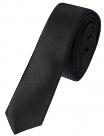 Corbata extra fina negra