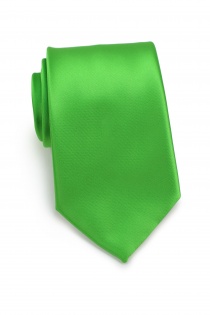 Corbata lisa microfibra verde esmeralda