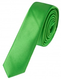 Corbata extra estrecha verde noble