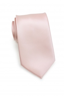 Corbata monocolor rosa