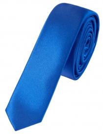 Corbata de negocios extra fina azul ultramarino
