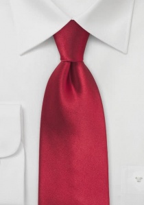Corbata de seguridad lisa roja