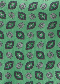 Adornos florales de tela decorativa verde noble