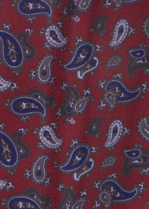 Pañuelo de seda con elegante diseño de Paisley
