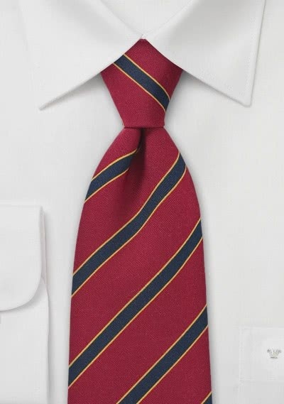Corbata de la marca Atkinsons Roja Mediana