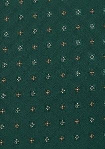 Krawatte florales Pattern edelgrün