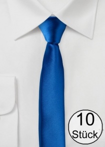 Corbata de caballero Extra Estrecha Azul - Paquete