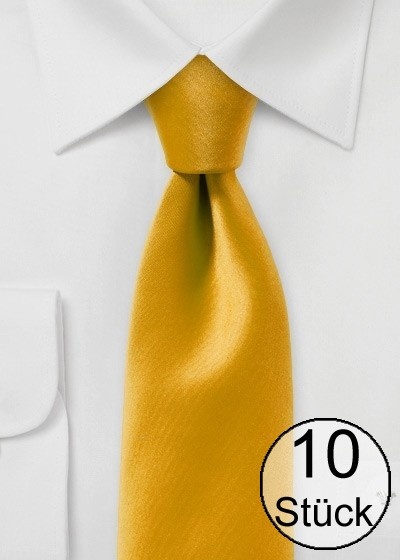 Corbata de moda para hombre Monocromo Amarillo