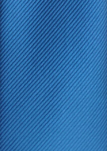 Corbata de caballero de superficie acanalada Azul